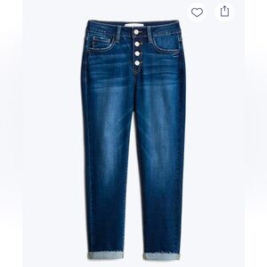 KanCan Brenda Mid Ride Exposed Button Fly
Capri Jean